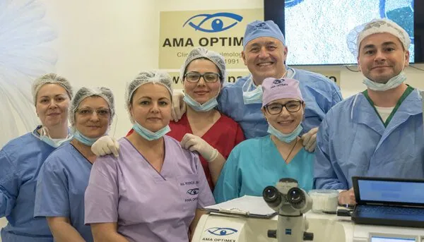 Operație de cataractă la Ama Optimex